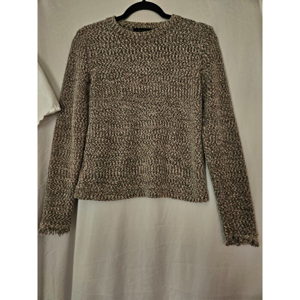 ANN‎ TAYLOR Women's Sweate Short Sleeve Round Neck Polyester Blend Size XS